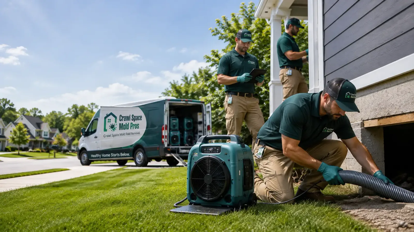 Crawl Space Mold Removal in Oakland, OR